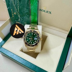 Rolex GMT-Master II / Gold Green